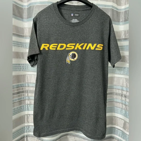 Washington Redskins Football Logo Gray T-Shirt - Picture 1 of 5